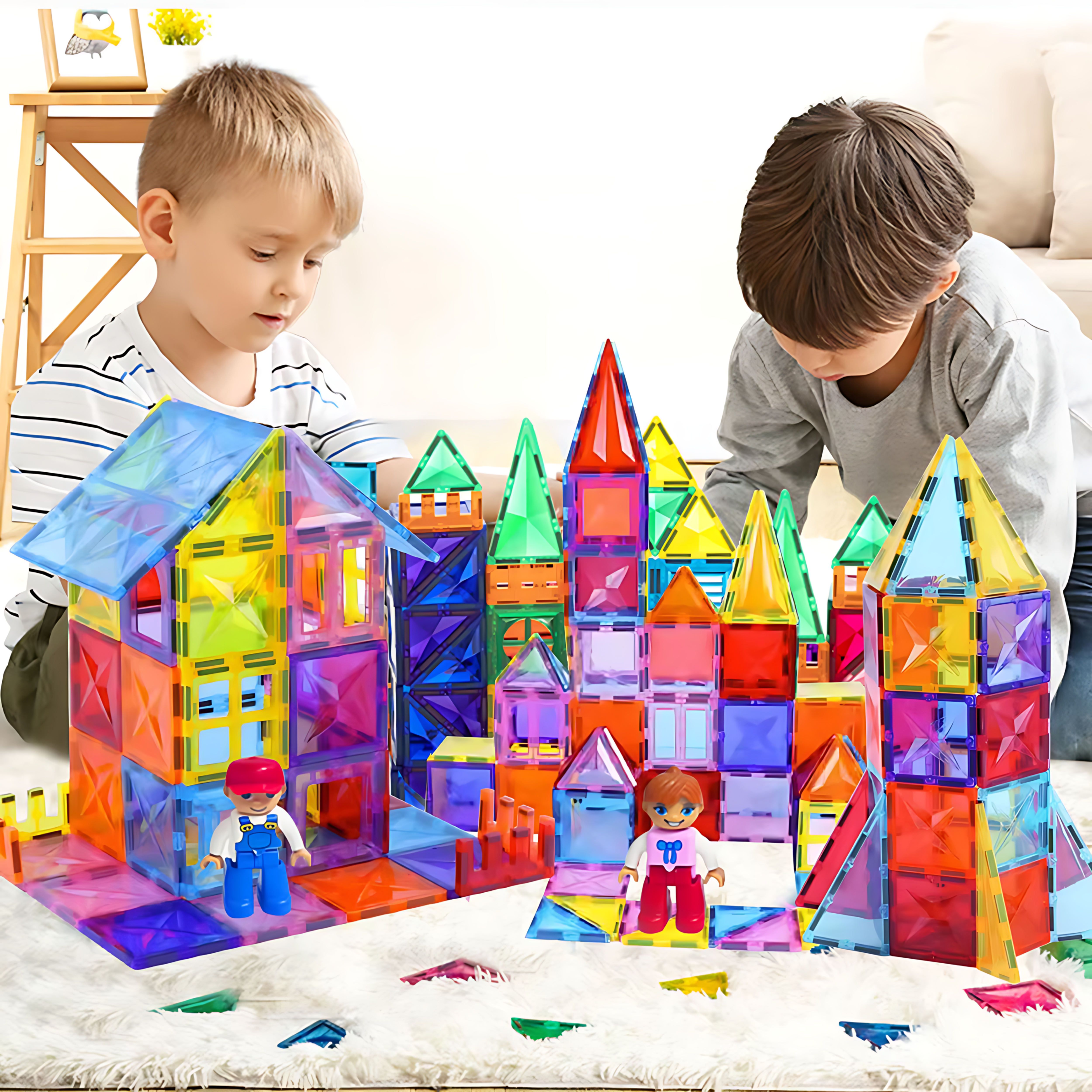 PolyMag - Montessori Magnet & Polygon Building Toys