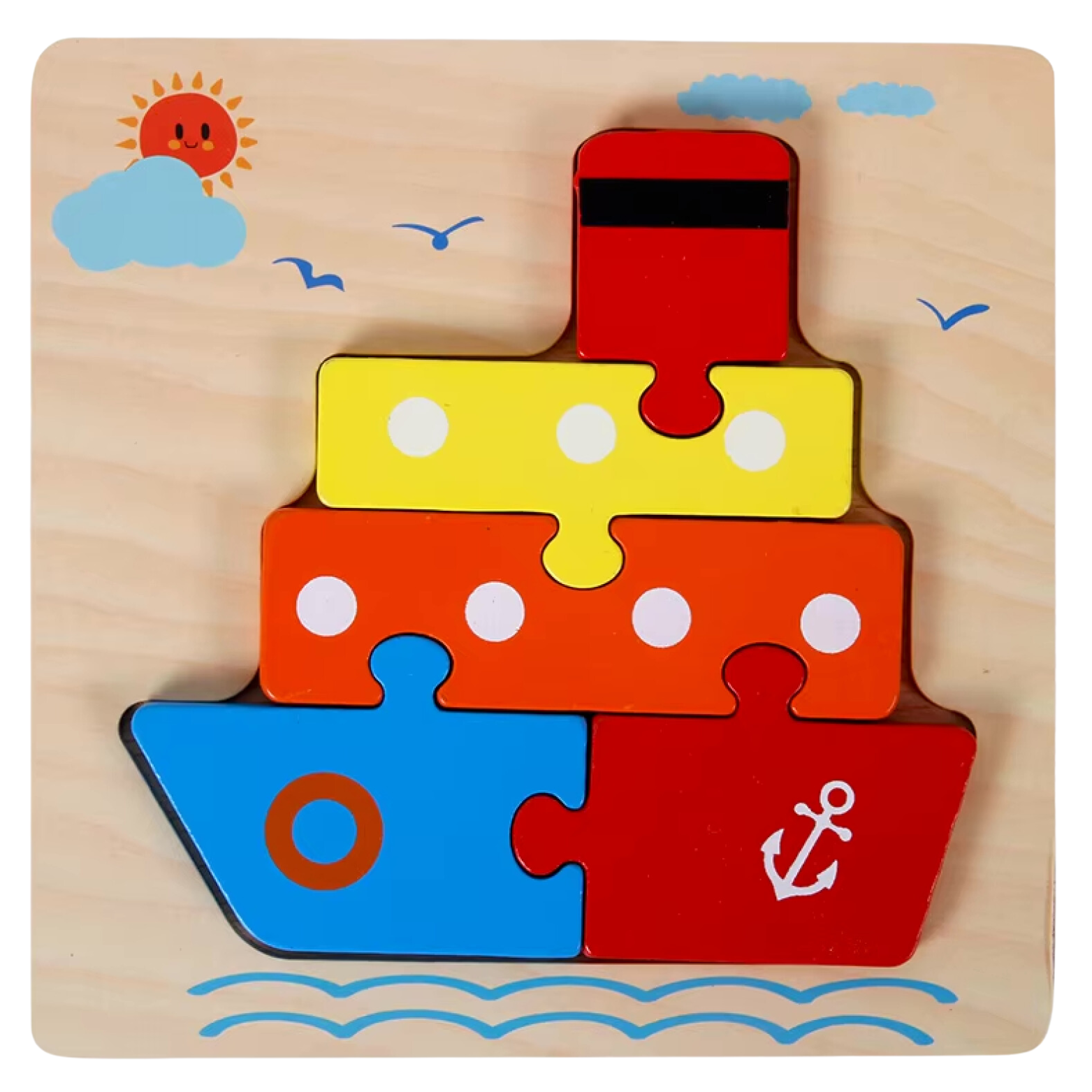 Montessori Wooden Puzzle 3D