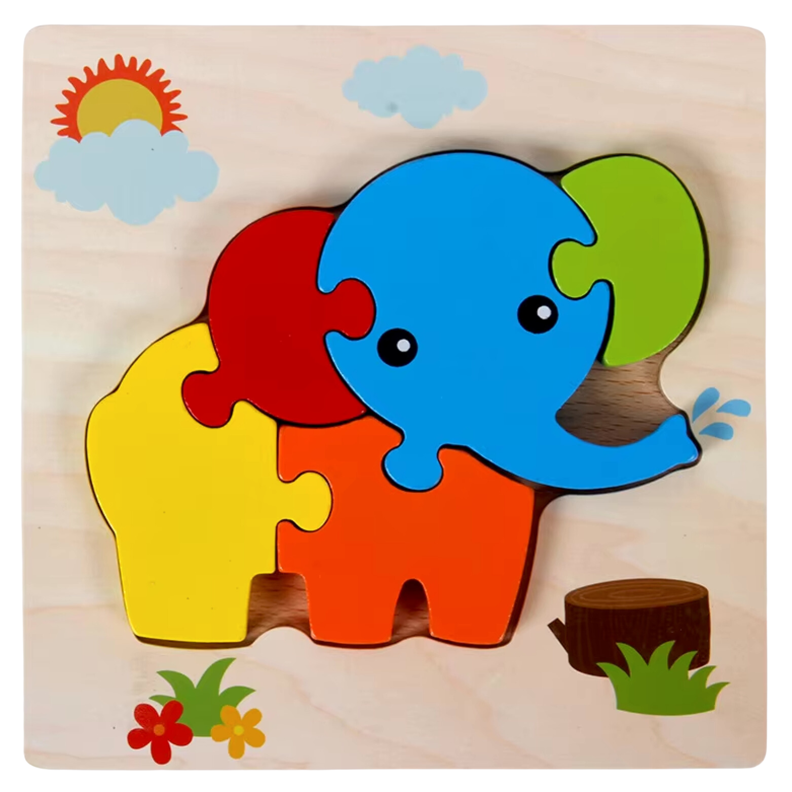 Montessori Wooden Puzzle 3D