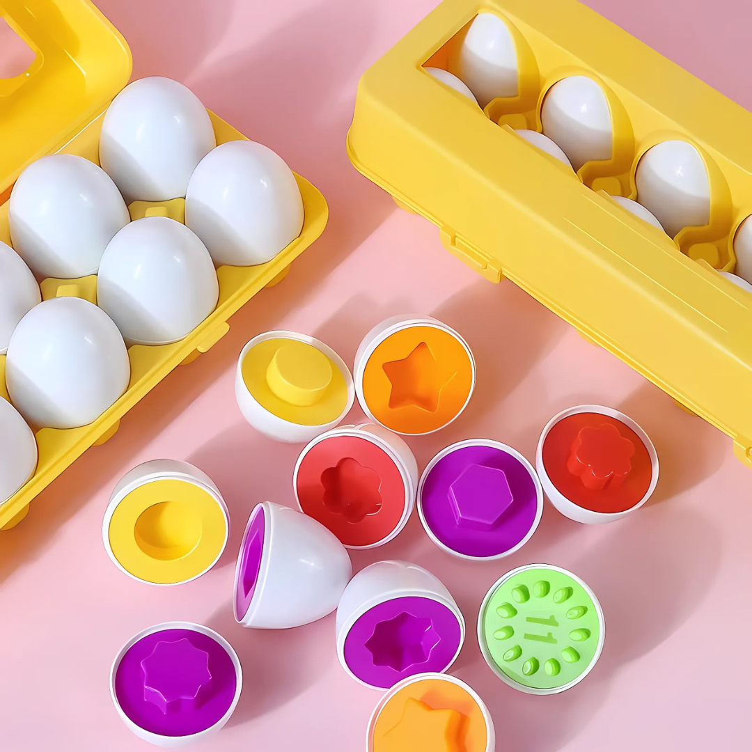 Montessori Eggs Shape Sorting