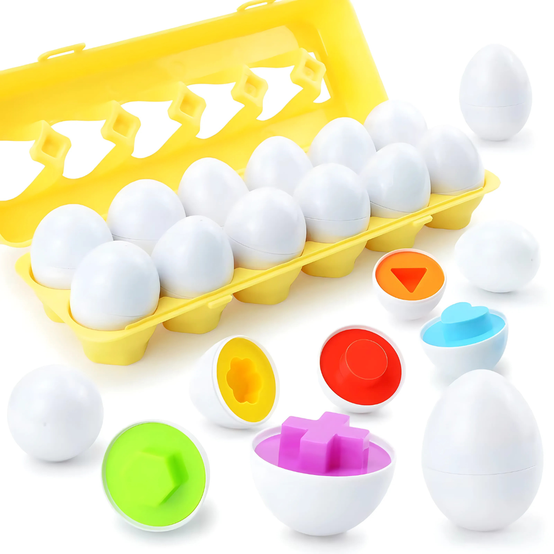 Montessori Eggs Shape Sorting