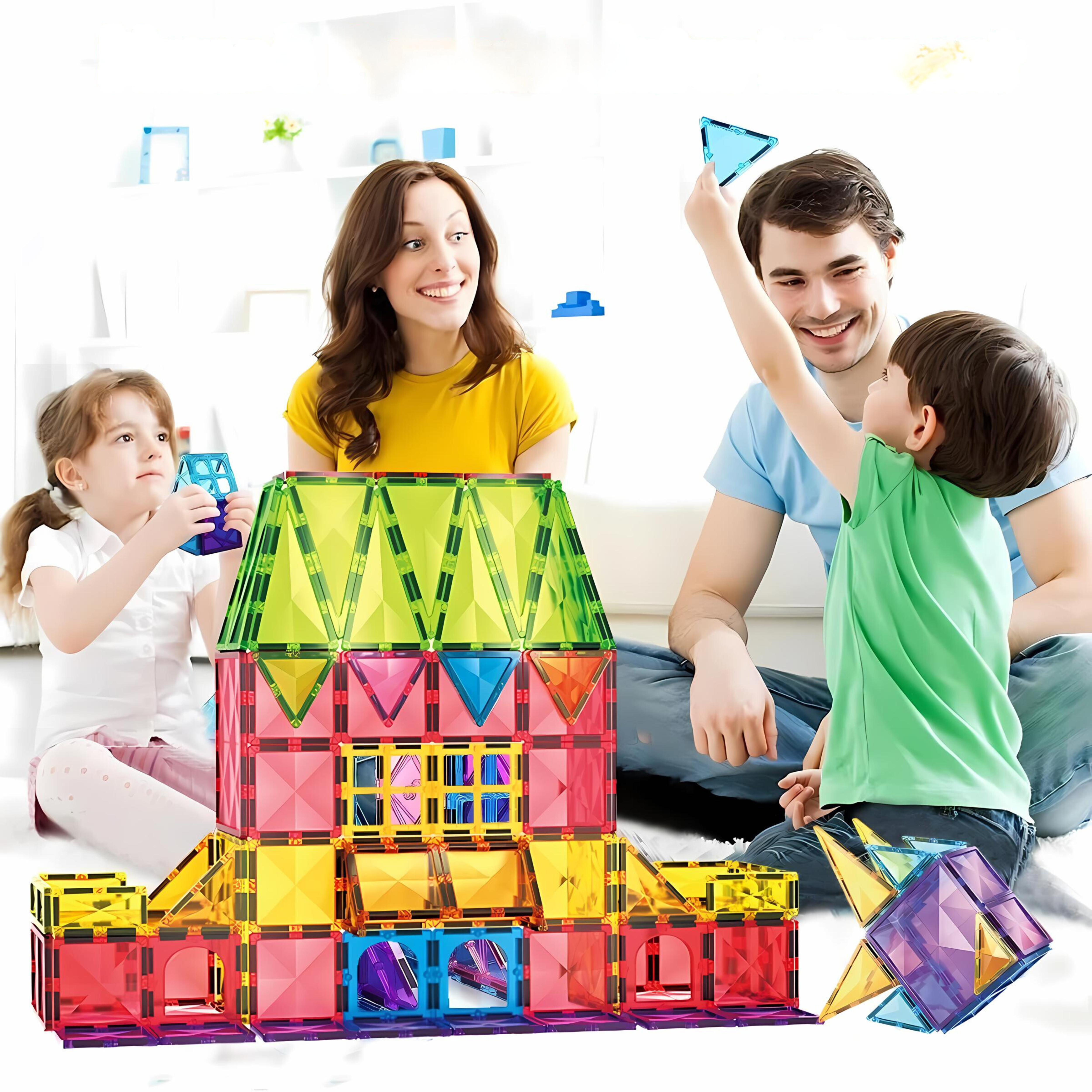 PolyMag - Montessori Magnet & Polygon Building Toys