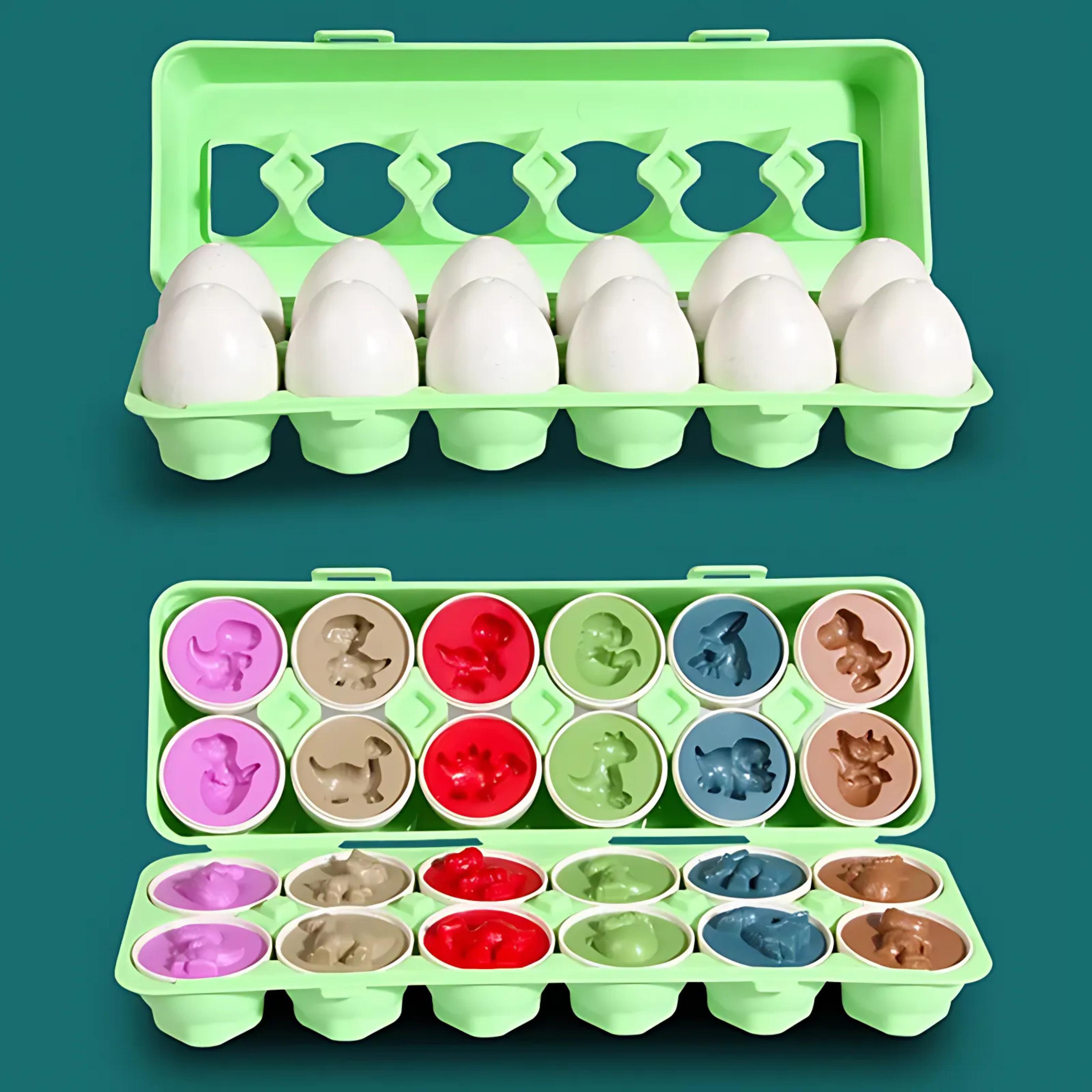 Montessori Eggs Shape Sorting