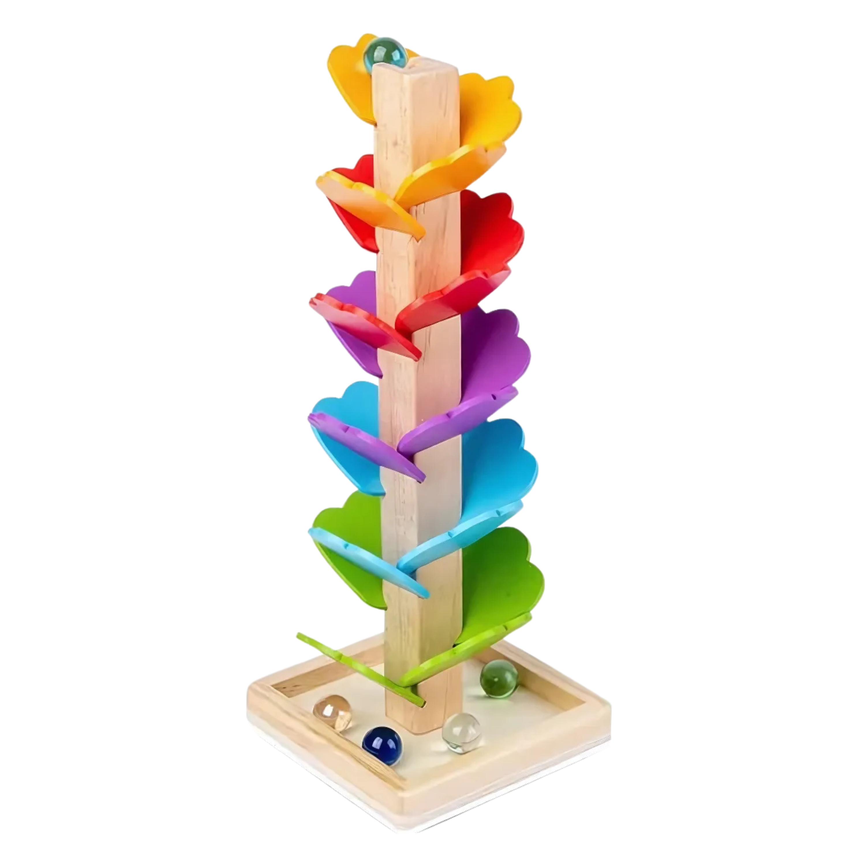 Montessori Wooden Petal Tree Building Blocks