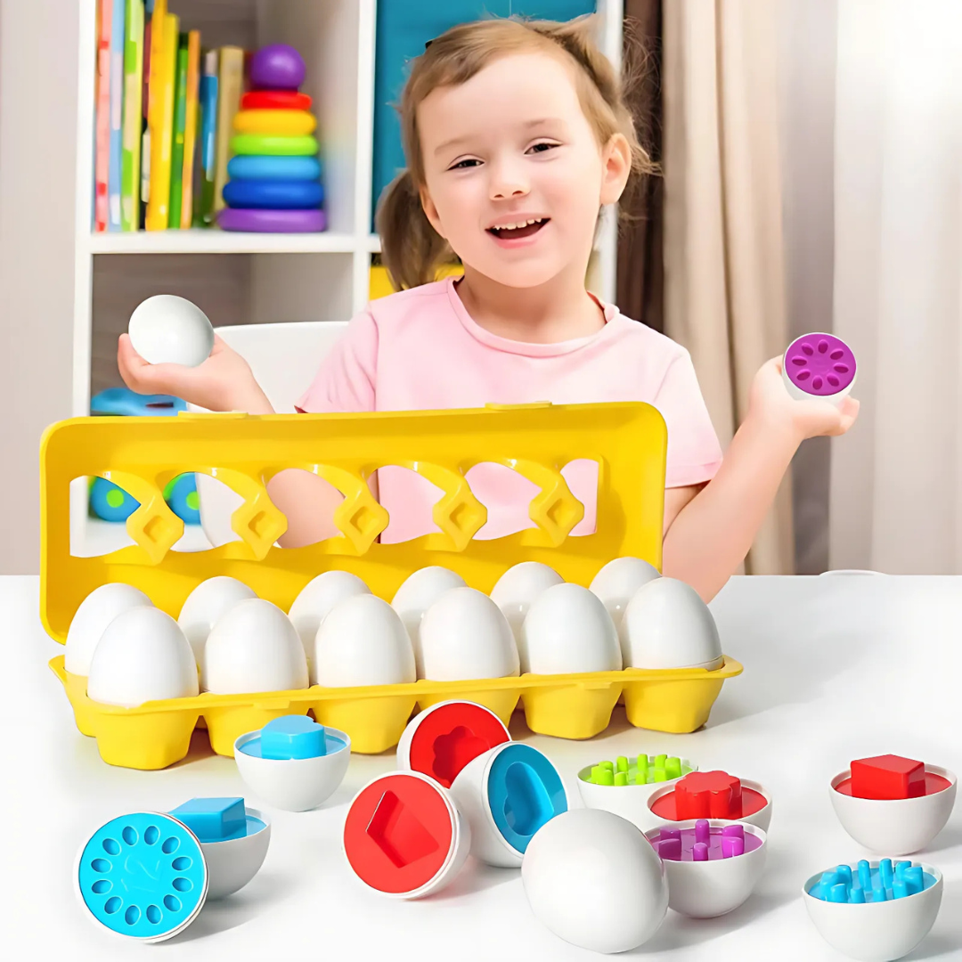 Montessori Eggs Shape Sorting