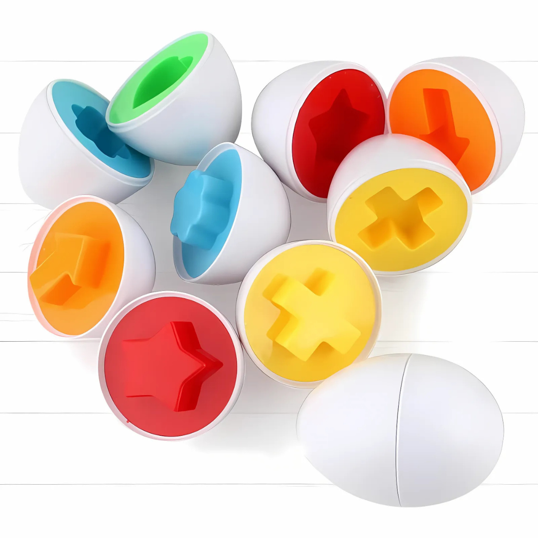 Montessori Eggs Shape Sorting