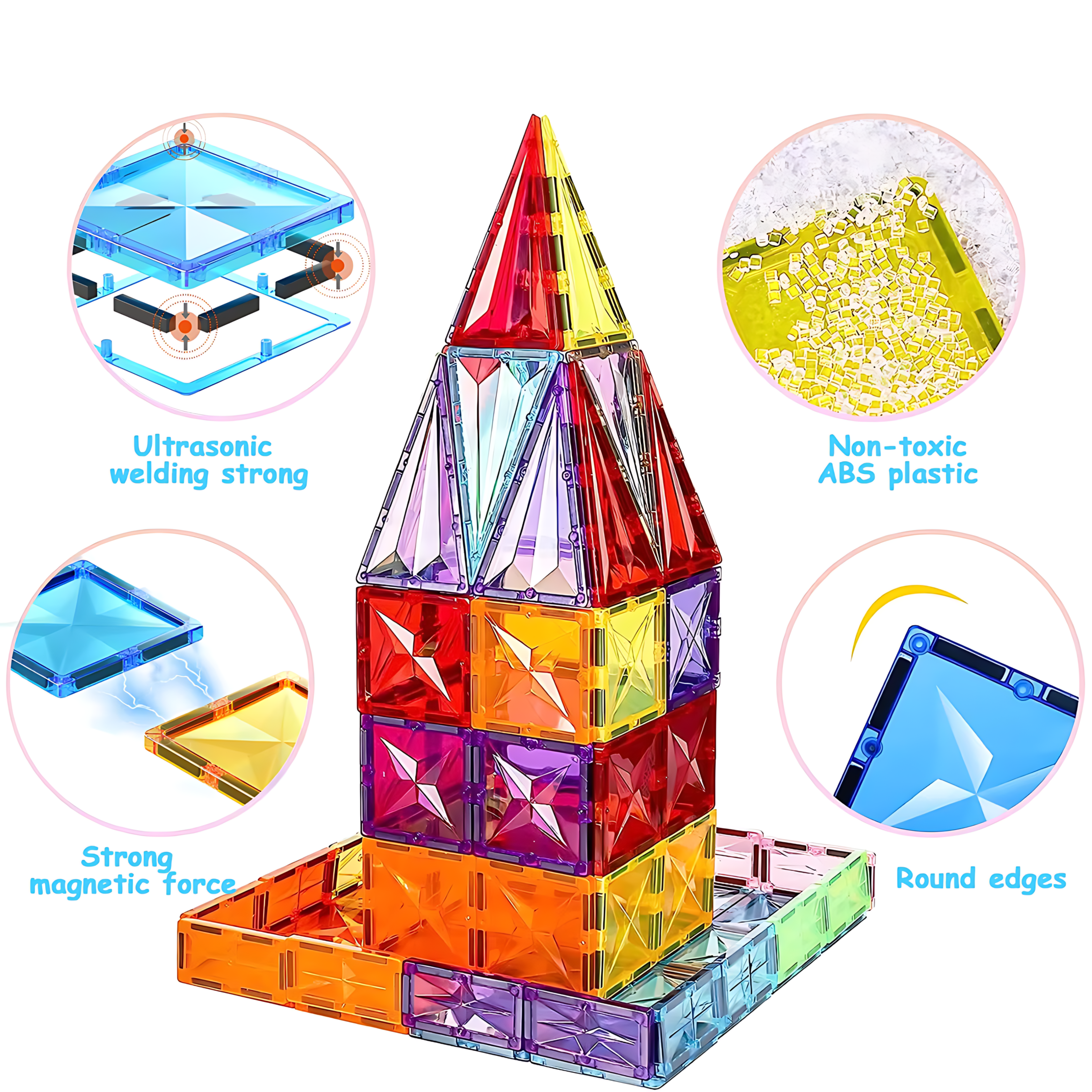 PolyMag - Montessori Magnet & Polygon Building Toys