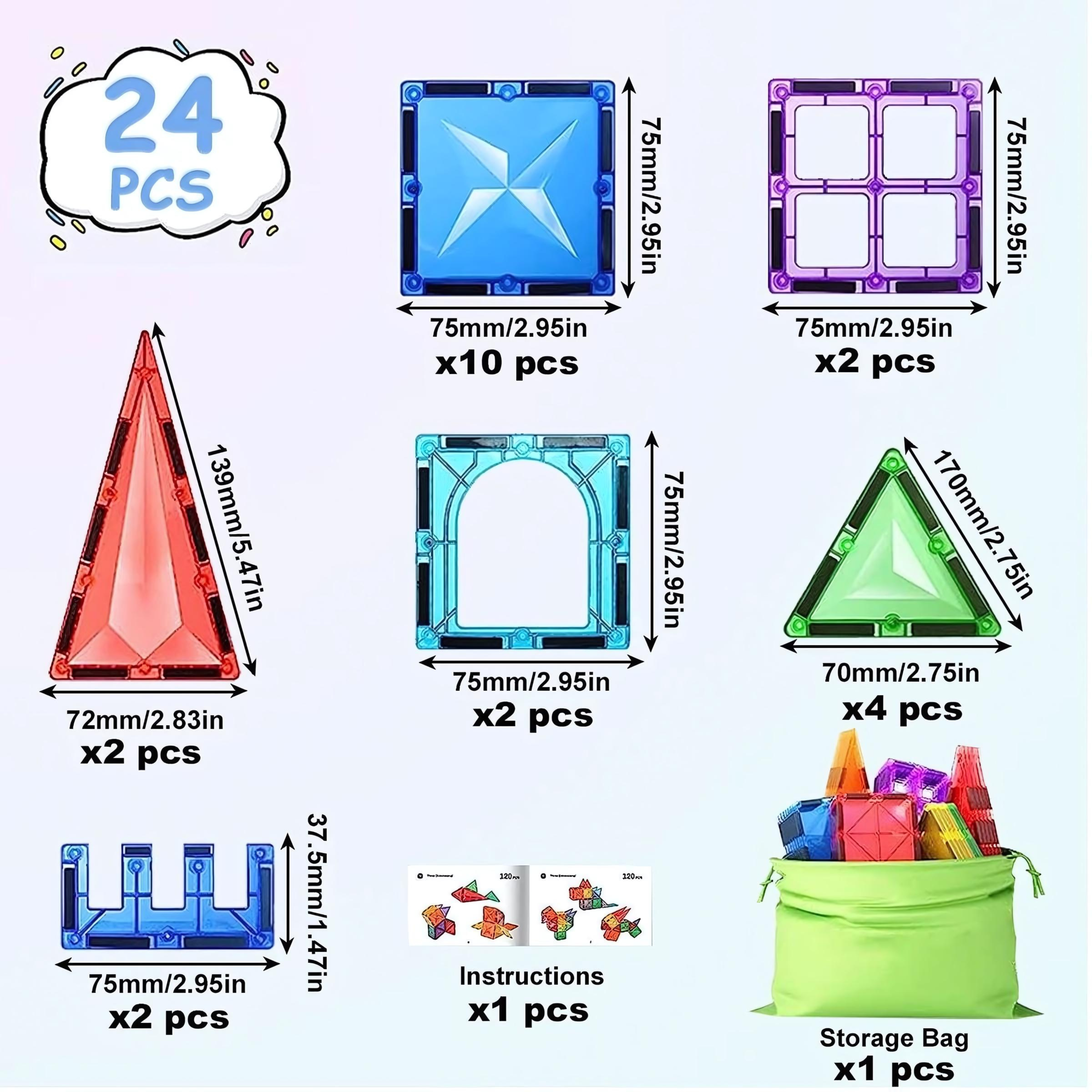 PolyMag - Montessori Magnet & Polygon Building Toys