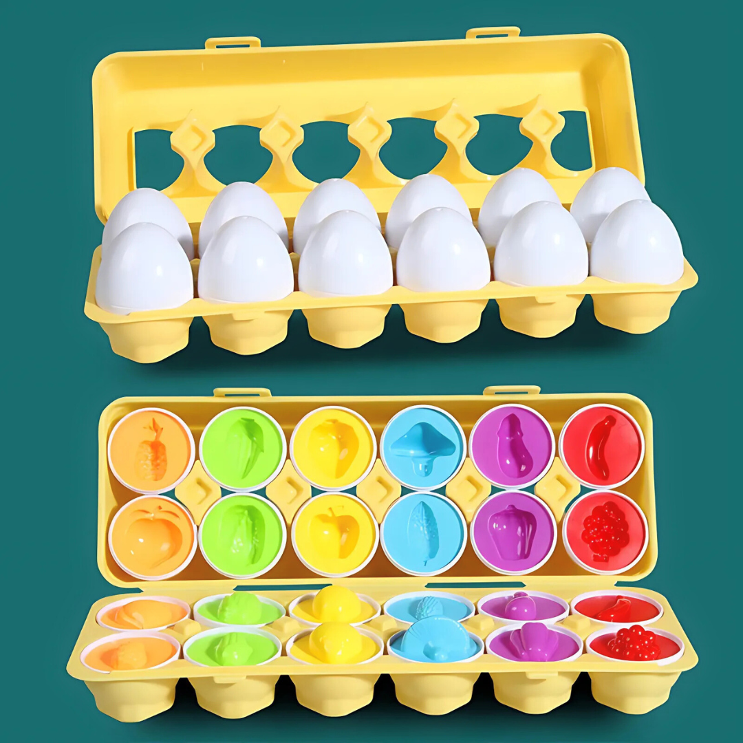 Montessori Eggs Shape Sorting