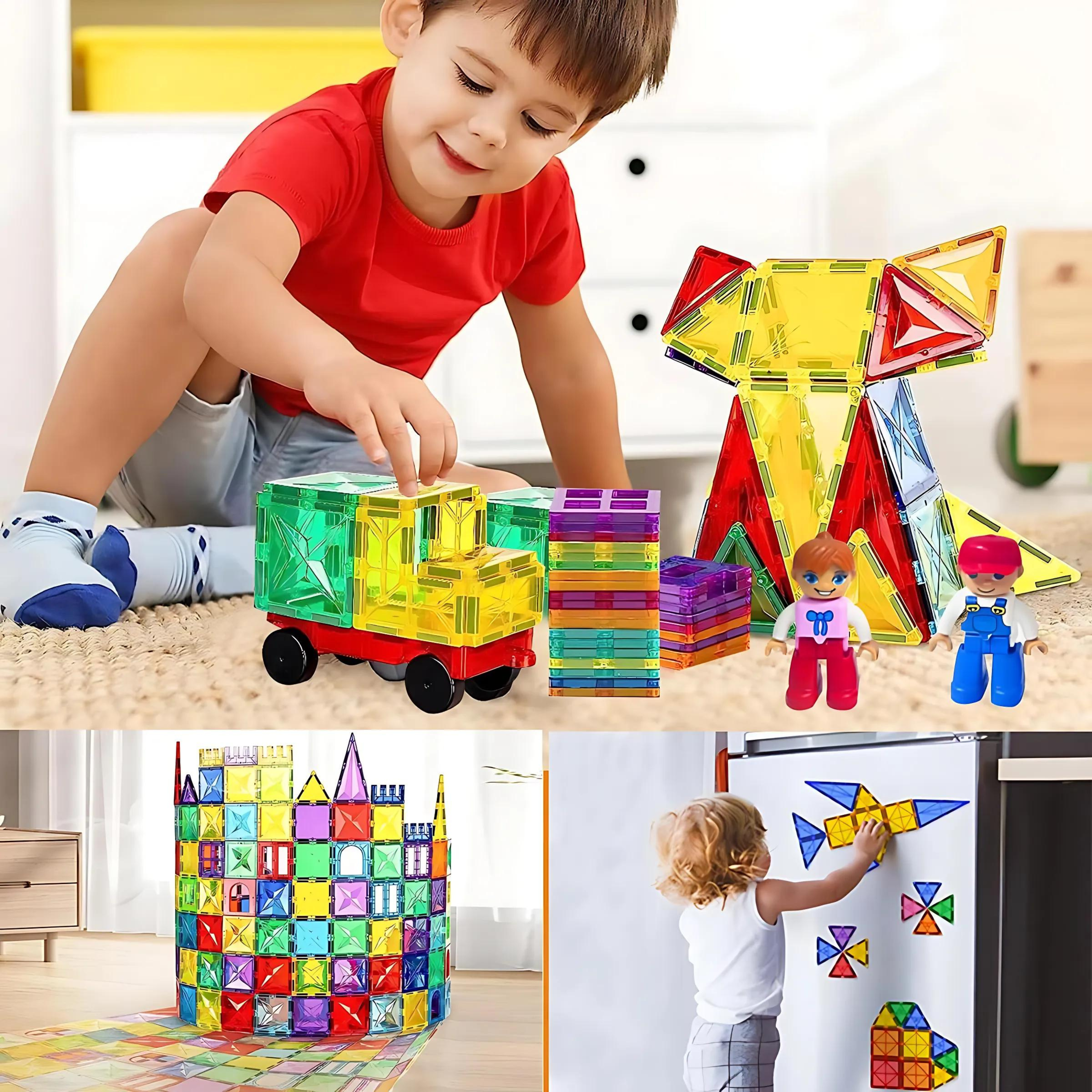 PolyMag - Montessori Magnet & Polygon Building Toys